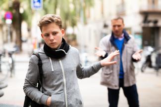 teen being rebellious