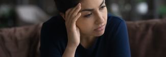 woman managing stress