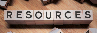 Resources spelled out in blocks